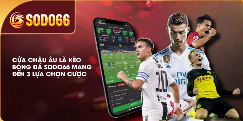 Kèo Bóng Đá SODO66 | Hướng Dẫn Đọc Kèo Chi Tiết Từ A - Z 3 Cửa châu Âu là kèo bóng đá SODO66 mang đến 3 lựa chọn cược